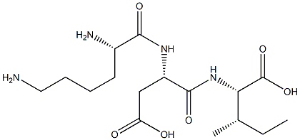 Lysyl aspartyl isoleucine Struktur