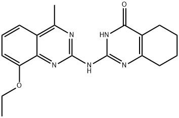 (2E)-2-[(8-ethoxy-4-methylquinazolin-2-yl)imino]-1,2,5,6,7,8-hexahydroquinazolin-4-ol Struktur