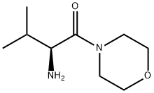 (2S)-2-Amino-3-methyl-1-(4-morpholinyl)-1-butanone Struktur