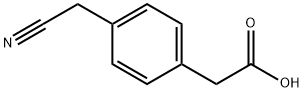 4-(cyanomethyl)Benzeneacetic acid Struktur