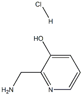 2-(Aminomethyl)pyridin-3-ol hydrochloride Struktur