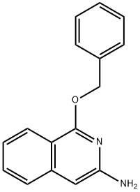 1-(Benzyloxy)-3-isoquinolinamine Struktur