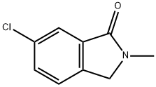 6-Chloro-2-methylisoindolin-1-one Struktur