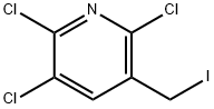 2,3,6-Trichloro-5-(iodomethyl)pyridine Struktur