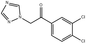 1-(3,4-Dichlorophenyl)-2-(1H-1,2,4-triazol-1-yl)ethanone Struktur