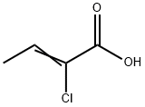 2-chlorobut-2-enoic acid Struktur