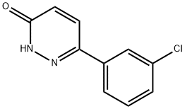 6-(3-chlorophenyl)pyridazin-3(2H)-one Struktur