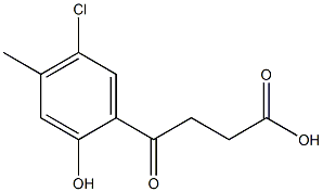 4-(5-Chloro-2-hydroxy-4-methylphenyl)-4-oxobutanoic acid Struktur