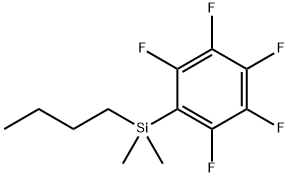 BUTYLDIMETHYL(PENTAFLUOROPHENYL)SILANE Struktur