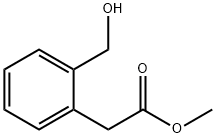 Methyl 2-(2-(hydroxymethyl)phenyl)acetate Struktur