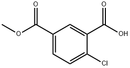 2-chloro-5-(methoxycarbonyl)benzoic acid Struktur