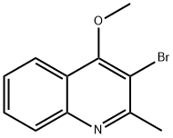 3-Bromo-4-methoxy-2-methyl-quinoline Struktur