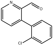 3-(2-Chlorophenyl)picolinaldehyde Struktur