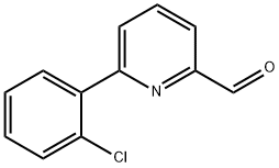 6-(2-Chlorophenyl)picolinaldehyde Struktur