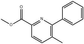 Methyl 5-methyl-6-phenylpicolinate Struktur