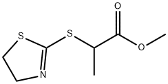 methyl 2-((4,5-dihydrothiazol-2-yl)thio)propanoate Structure