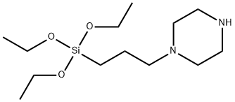 [3-(1-PIPERAZINYL)PROPYL]TRIMETHOXYSILANE Struktur