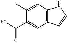 6-methyl-1H-indole-5-carboxylic acid Struktur