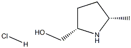 (2S,5S)-(5-Methylpyrrolidin-2-Yl)Methanol Hydrochloride Struktur