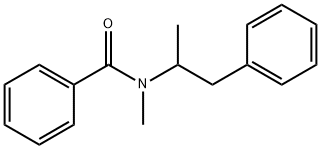 N-METHYL-N-(1-METHYL-2-PHENYLETHYL)BENZAMIDE Struktur