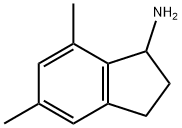 5,7-DIMETHYL-2,3-DIHYDRO-1H-INDEN-1-AMINE Struktur