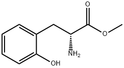 METHYL (2R)-2-AMINO-3-(2-HYDROXYPHENYL)PROPANOATE Struktur