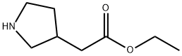 3-Pyrrolidineacetic acid ethyl ester Struktur