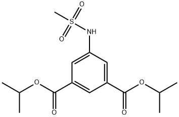 diisopropyl 5-(methylsulfonamido)isophthalate Struktur