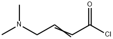 4-(dimethylamino)-2-Butenoyl chloride Struktur