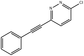 3-Chloro-6-(phenylethynyl)pyridazine Struktur