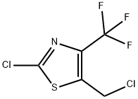 2-Chloro-5-(chloromethyl)-4-(trifluoromethyl)thiazole Struktur