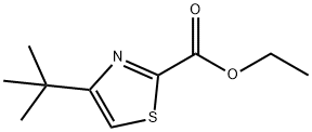 Ethyl 4-(tert-butyl)thiazole-2-carboxylate Struktur