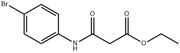 ethyl 3-(4-bromophenylamino)-3-oxopropanoate Struktur