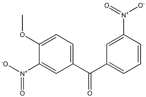 (4-Methoxy-3-nitrophenyl)(3-nitrophenyl)methanone Struktur