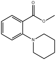 Methyl 2-(piperidin-1-yl)benzoate Struktur