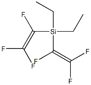 Silane, diethylbis(trifluoroethenyl)- Struktur