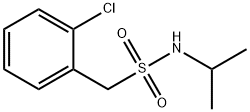 1-(2-chlorophenyl)-N-isopropylmethanesulfonamide Struktur