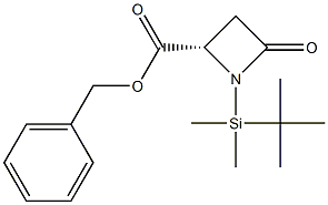 2-Azetidinecarboxylic acid, 1-[(1,1-dimethylethyl)dimethylsilyl]-4-oxo-,  phenylmethyl ester, (S)-