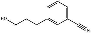 3-(3-hydroxypropyl)benzonitrile Struktur