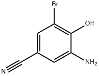 3-Amino-5-bromo-4-hydroxy-benzonitrile Struktur