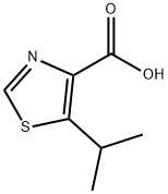 5-Isopropylthiazole-4-carboxylic acid Struktur