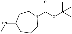 tert-butyl 4-(methylamino)azepane-1-carboxylate Struktur