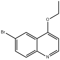 6-Bromo-4-ethoxyquinoline Struktur