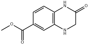 methyl 2-oxo-1,2,3,4-tetrahydroquinoxaline-6-carboxylate Struktur