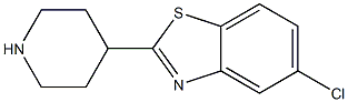 5-chloro-2-(piperidin-4-yl)benzo[d]thiazole Struktur