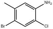 4-Bromo-2-chloro-5-methylaniline Struktur