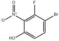 4-Bromo-3-fluoro-2-nitrophenol Struktur