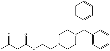 2-(4-Benzhydrylpiperazino)ethyl acetoacetate