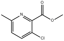 Methyl 3-chloro-6-methylpicolinate Struktur