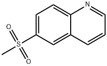 6-(METHYLSULFONYL)QUINOLINE Struktur